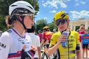 Slovenská cyklistka Viktória Chladoňová počas Giro d'Italia 2025. 