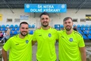D. Krškany angažovali (zľava) Viktora Hoffeja, Jaroslava Machovca, Jakuba Záhona i na fotke chýbajúceho Martina Hrebíka.
