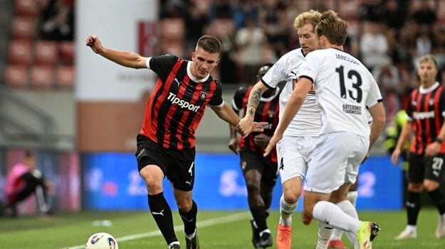 Fotka zo zápasu FC Spartak Trnava - BK Häcken. (zdroj: TASR)