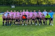 Mužstvo TJ Štart Veľké Rovné v sezóne 2024/2025.