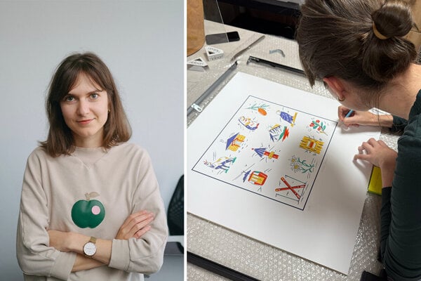 Ilustrátorka a grafická dizajnérka Zuzana Bartová alias Wildflower. 