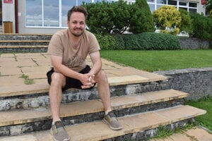 Lukáš Zednikovič na Zemplínskej šírave. 

