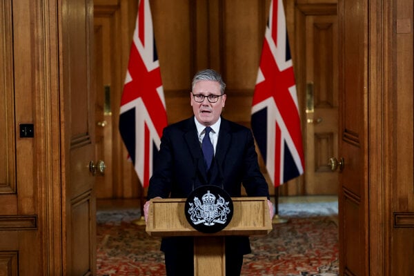Britský premiér Keir Starmer.