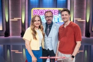 Zuzana Kubovčíková Šebová, Rasťo Sokol a Juraj Loj v novej verzii šou Dobre vedieť. 