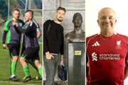 Do 7. ligy Galanta pribudli viaceré zaujímavé postavy. Napríklad (na snímkach zľava): Lukáš Vaško, Mikuláš Szabó, Erik Gányovics a tréner Gabriel Vrba budú pôsobiť v kluboch siedmej ligy. 