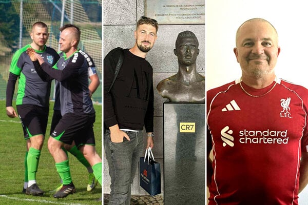 Do 7. ligy Galanta pribudli viaceré zaujímavé postavy. Napríklad (na snímkach zľava): Lukáš Vaško, Mikuláš Szabó, Erik Gányovics a tréner Gabriel Vrba budú pôsobiť v kluboch siedmej ligy. 
