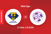 MFK Zemplín Michalovce - KFC Komárno: ONLINE prenos zo zápasu 2. kola Niké ligy.