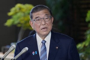 Japonský premiér Šigeru Išiba.