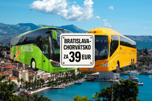 Lacné výlety autobusom z Bratislavy. Priama linka k moru do Chorvátska za 39 eur, Paríž či Benátky