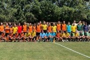 Futbalisti Real C.F. Uhrovské Podhradie si zahrali proti Uhrovcu.