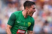 Slovenský futbalista Adrián Kaprálik v drese MŠK Žilina. 