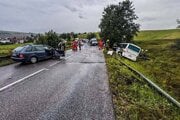 Nehoda v Spišskom Hrušove.