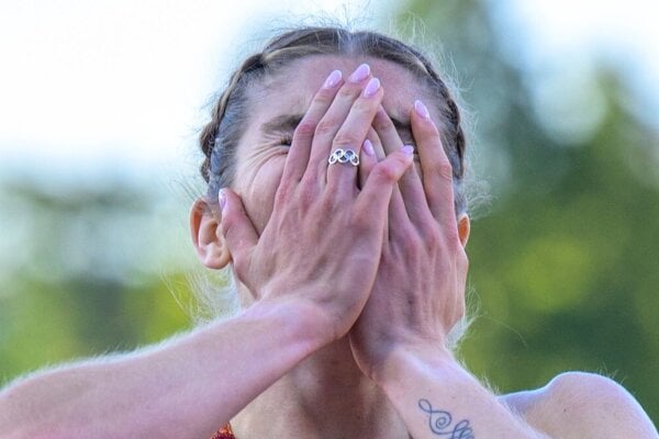 Slovenská atlétka Emma Zapletalová.
