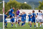 Bytča (v modrom) vyhrala v Martine 2:1.