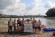 Tretie putovanie po Hrone sa úspešne skončilo na sútoku Hrona a Dunaja.
