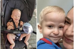 Janko s mamou Želmírou.