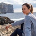 Marcela bola na Malte na jazykovom kurze.