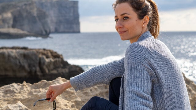 Marcela bola na Malte na jazykovom kurze.
