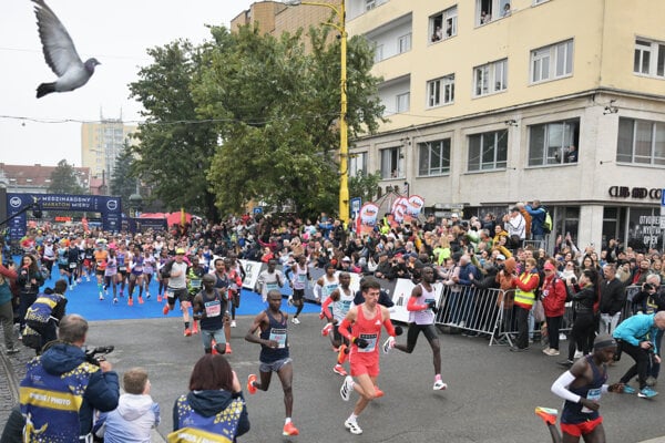 Medzinárodný maratón mieru v Košiciach 2025.