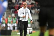 Tréner Slovenska Francesco Calzona počas kvalifikačného zápasu na majstrovstvá sveta medzi Slovenskom a Luxemburskom.