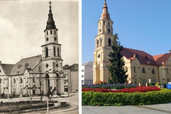 Evanjelický kostol svätej Trojice vtedy a dnes.