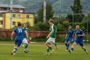 Bytča (v modrom) remizovala v Kysuckom Novom Meste. 