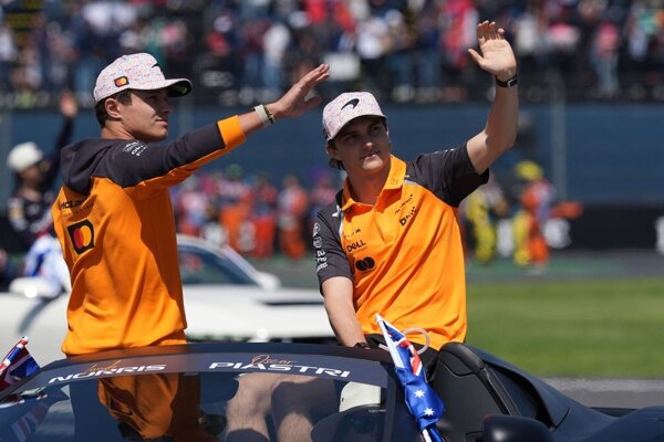 Lando Norris a Oscar Piastri