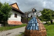Vlkolínec v Ružomberku je zapísaný v zozname svetového kultúrneho dedičstva UNESCO.