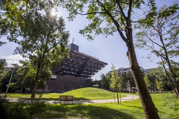 The Slovak Radio building.