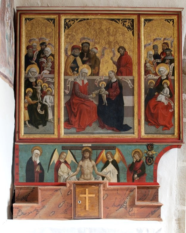 Master of Okoličné: Altar Triptych of St Anne, 1510.
