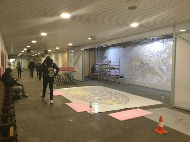 Kubinskys: Cache, the installation in the Platform 1-12 in Topoľčany