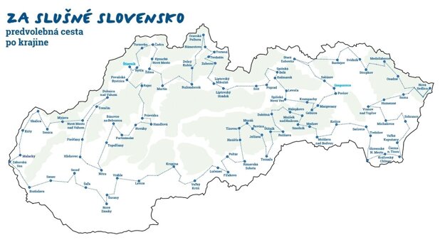 A pre-election tour around Slovakia, organised by the initiative, will start on February 1 and last for three weeks
