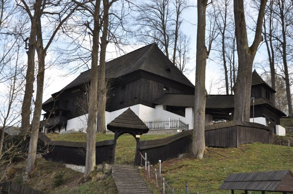 Wooden church in Leštiny