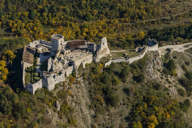 Čachtice Castle.