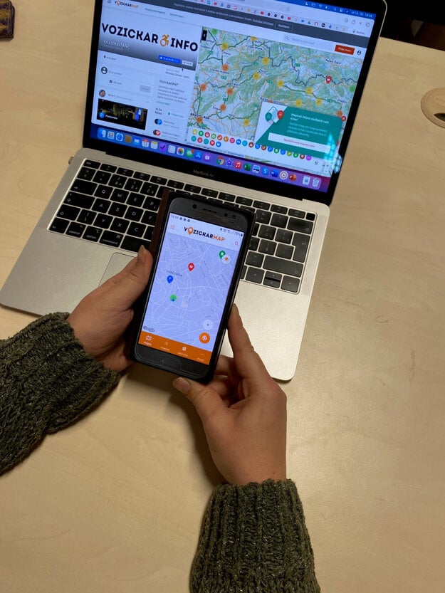 An app was designed by Letmo to help wheelchair users.