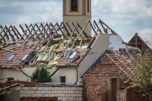 Massive storms affected the whole of the Southern Moravia region, in the south-east of the Czech Republic. The area along the border with Slovakia was the hardest hit. 