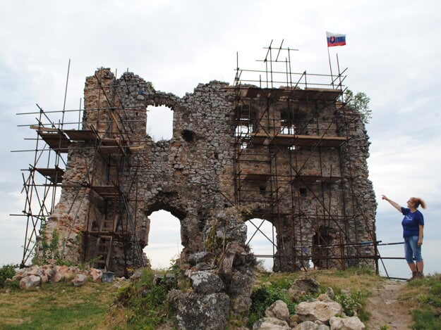 The works on Turňa Castle.