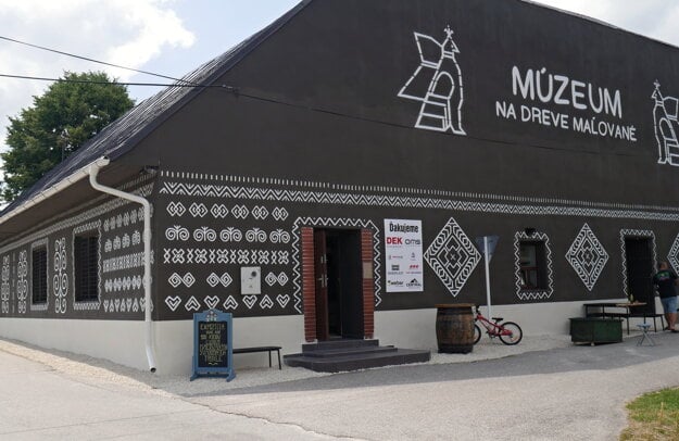 A newly-opened museum in Čičmany displays old chests.