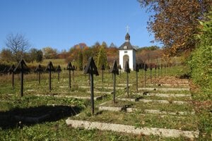 The cemetery of of the Russian Tsarist Army soldiers in 2018.