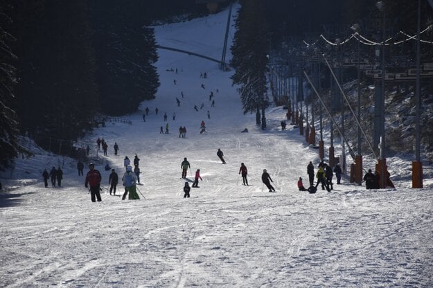 Lyžiarske stredisko Jasná v regióne Liptov dňa 3.12.2022.