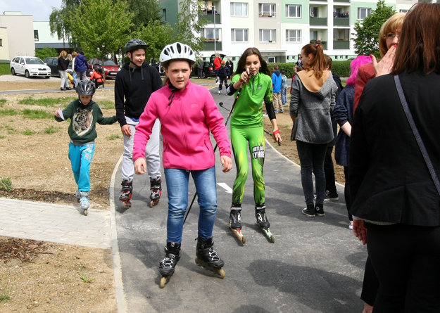 Inline race, illustrative stock photo.