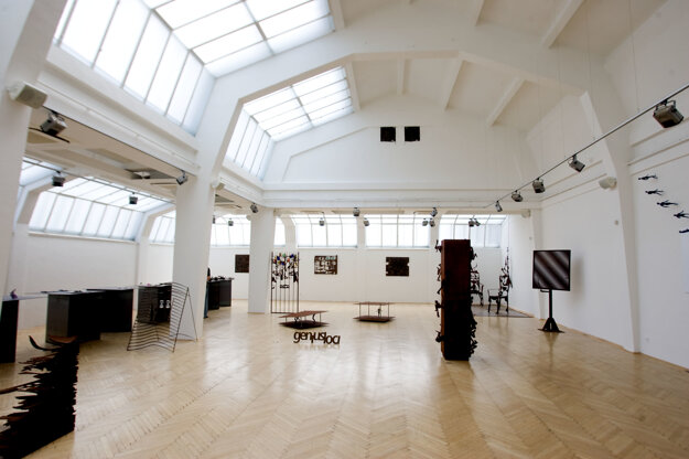 The Umelka exhibition space. 