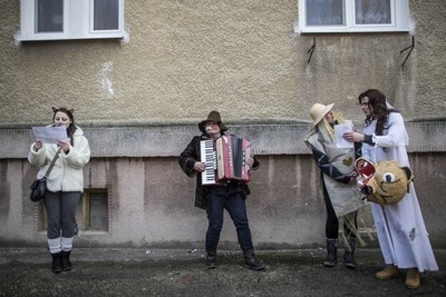 Slovak carnival, illustrative stock photo
