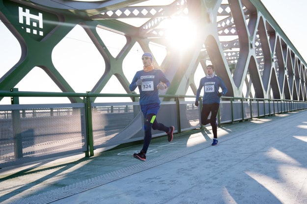 Running over the Old Bridge.