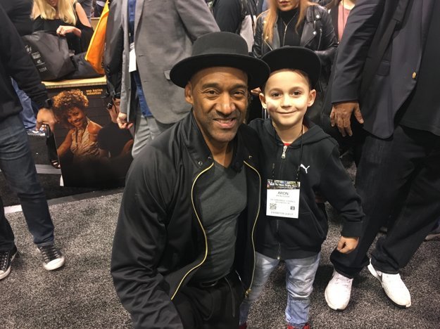 Áron Hodek with Marcus Miller