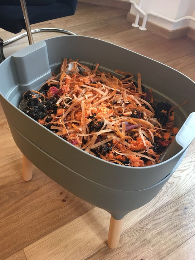 Compostable waste bin