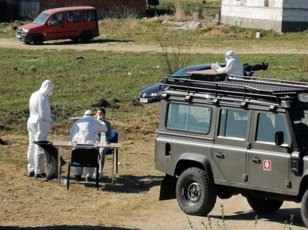 Testing in Bystrany.