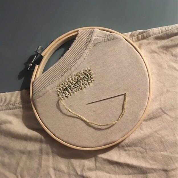 With the importance of sustainable fashion and reusing clothes, a sewing technique - darning - is growing popular among people.