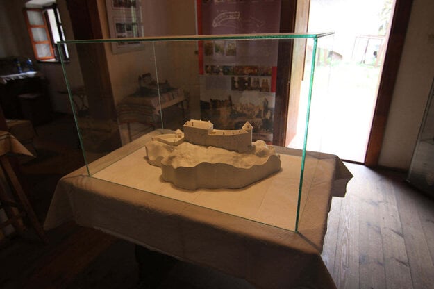 The 3D model of Šášov Castle.