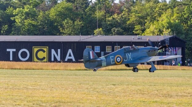 The Hawker Hurricane Mk.IV fighter was flown by Czechoslovak pilots during the Second World War.